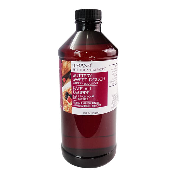 LorAnn Oils 16 fl. oz. Buttery Sweet Dough Bakery Emulsion