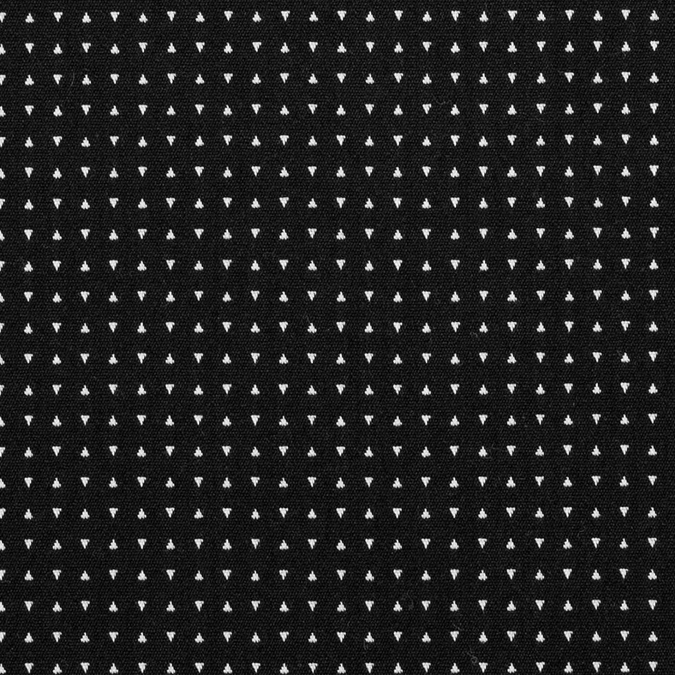 Turtledove/Black Geometric Stretch Cotton Jacquard