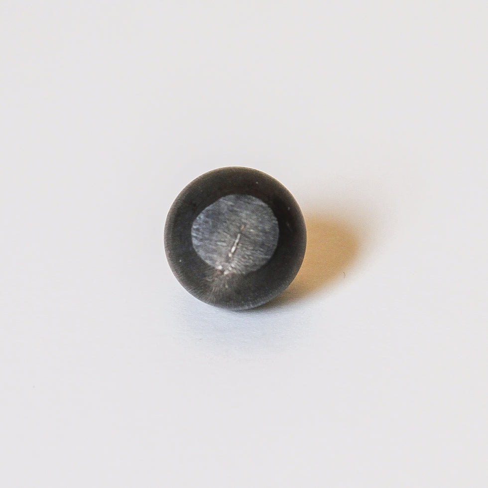 Dark Brown Horn Shank-Back Button - 20L/12.5mm