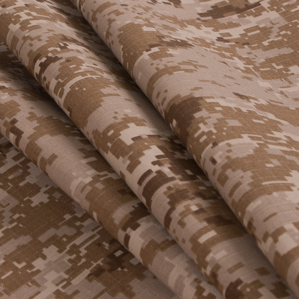 Digital Camo Cotton Ripstop - Desert Stalker