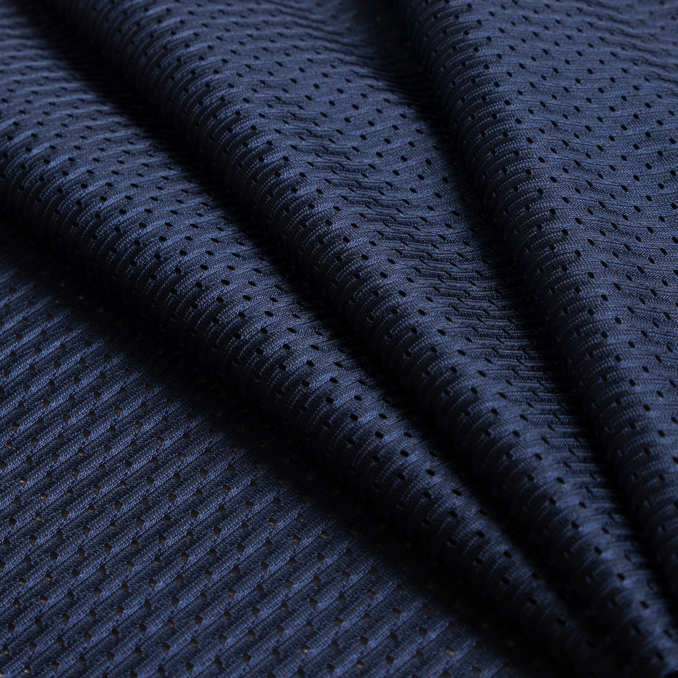 Polyester Athletic Mesh - Navy Blue 100 Denier
