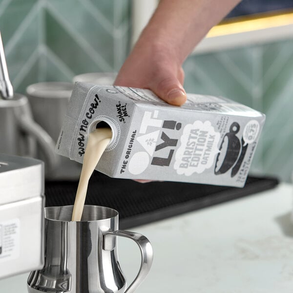 Oatly Barista Edition Oat Milk 32 fl. oz. - 12/Case