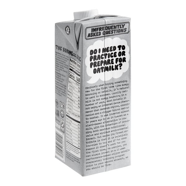 Oatly Barista Edition Oat Milk 32 fl. oz. - 12/Case