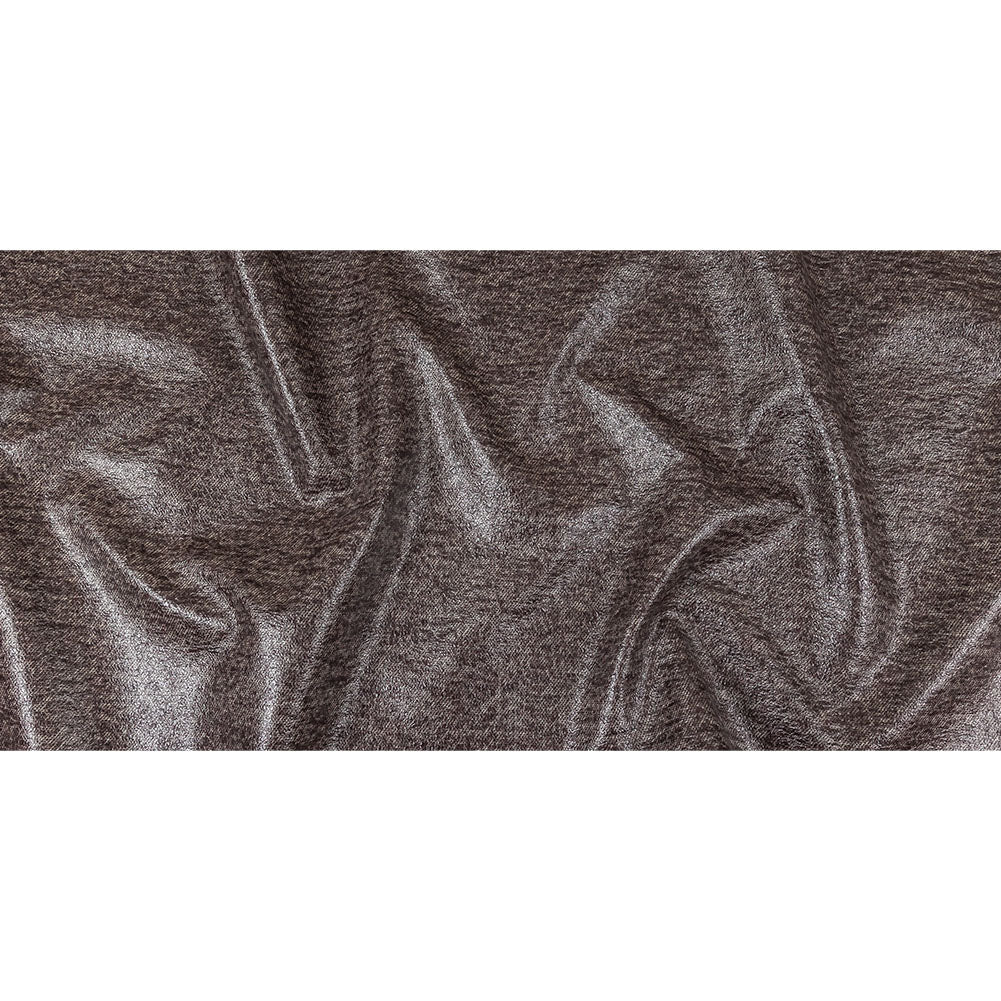 Heathered Fig Laminated Wool Tweed