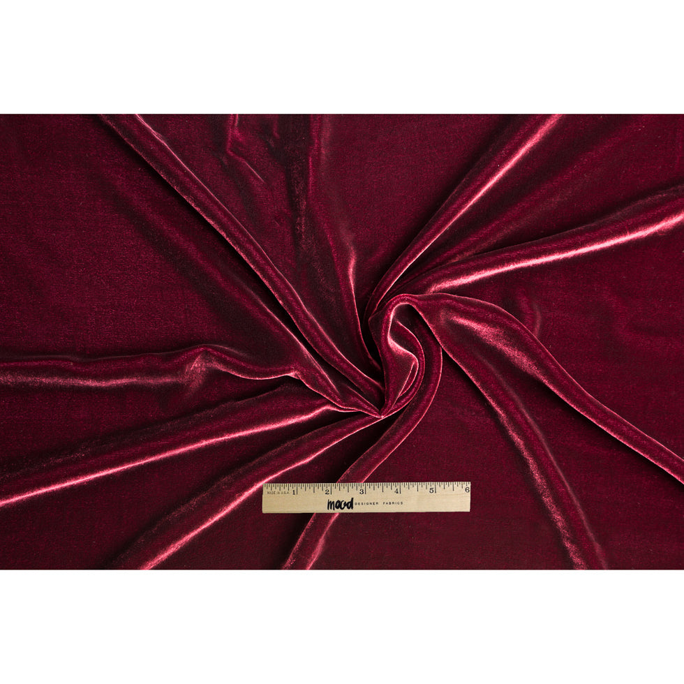 Soft Rayon-Silk Velvet - Sultan Red - Cicero Collection