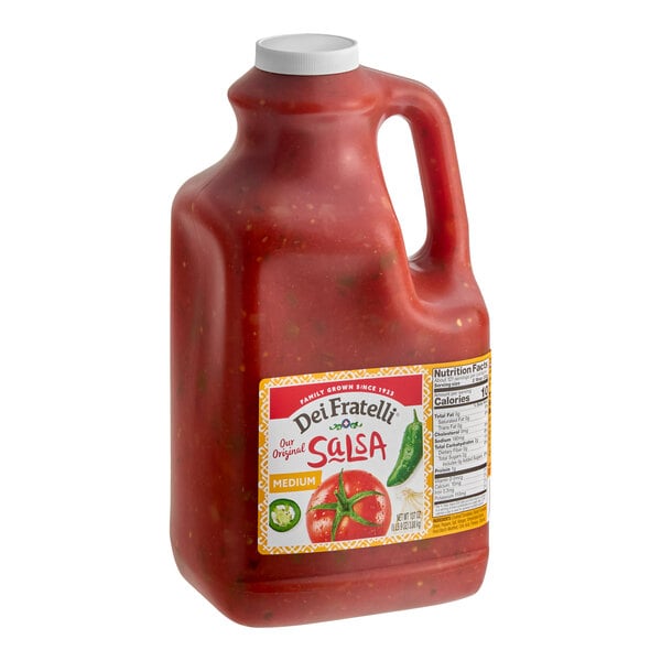 Dei Fratelli Medium Salsa 1 Gallon Jug - 4/Case