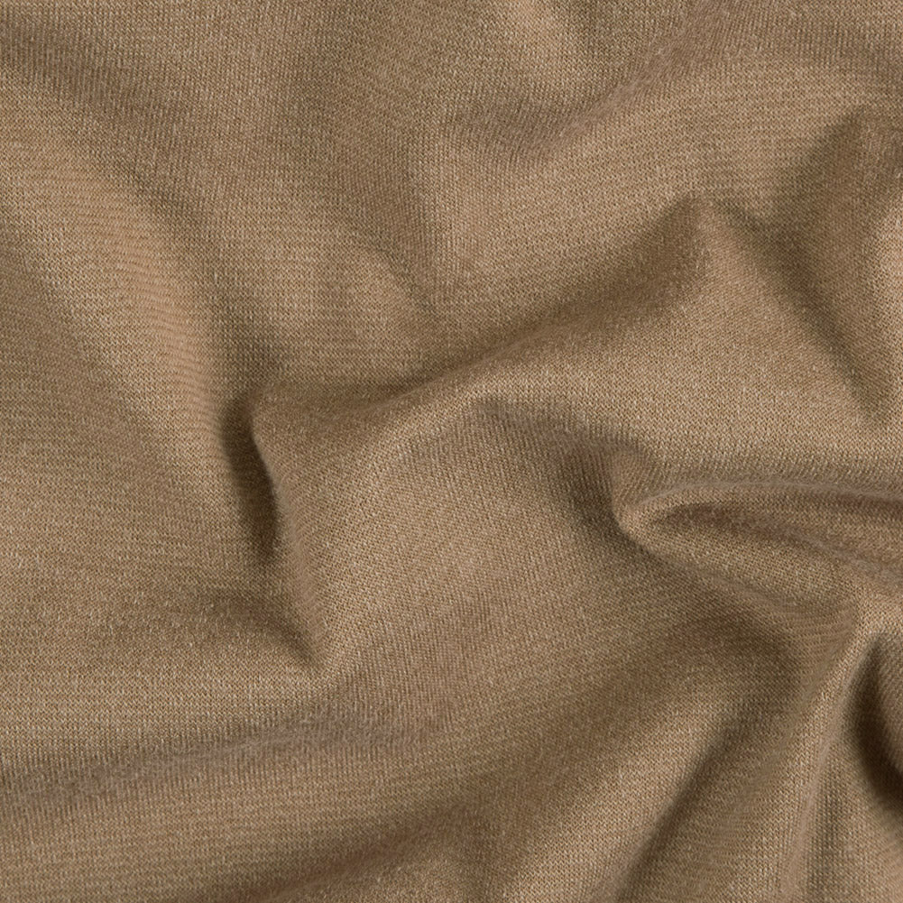 Cotton-Polyester Velour - Almond Buff