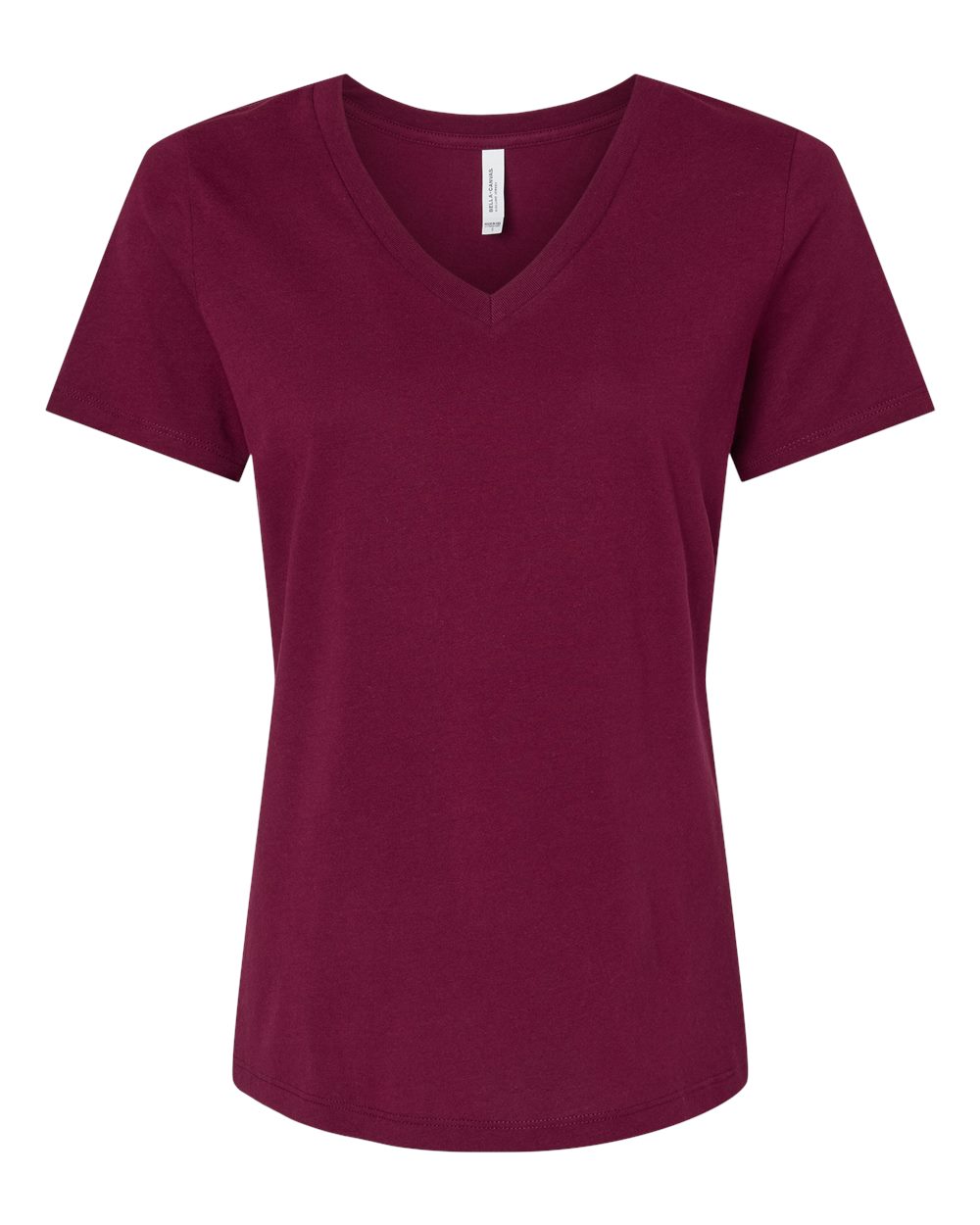 BELLA + CANVAS® Women’s Jersey Relaxed Short Sleeve V-Neck T-Shirt