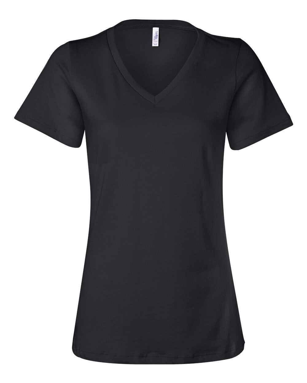 BELLA + CANVAS® Women’s Jersey Relaxed Short Sleeve V-Neck T-Shirt