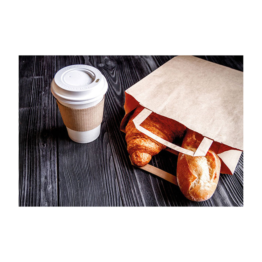 Packnwood Kraft Paper Bag with Handle, 10.5" x 5.5" x 13" H, Case of 250