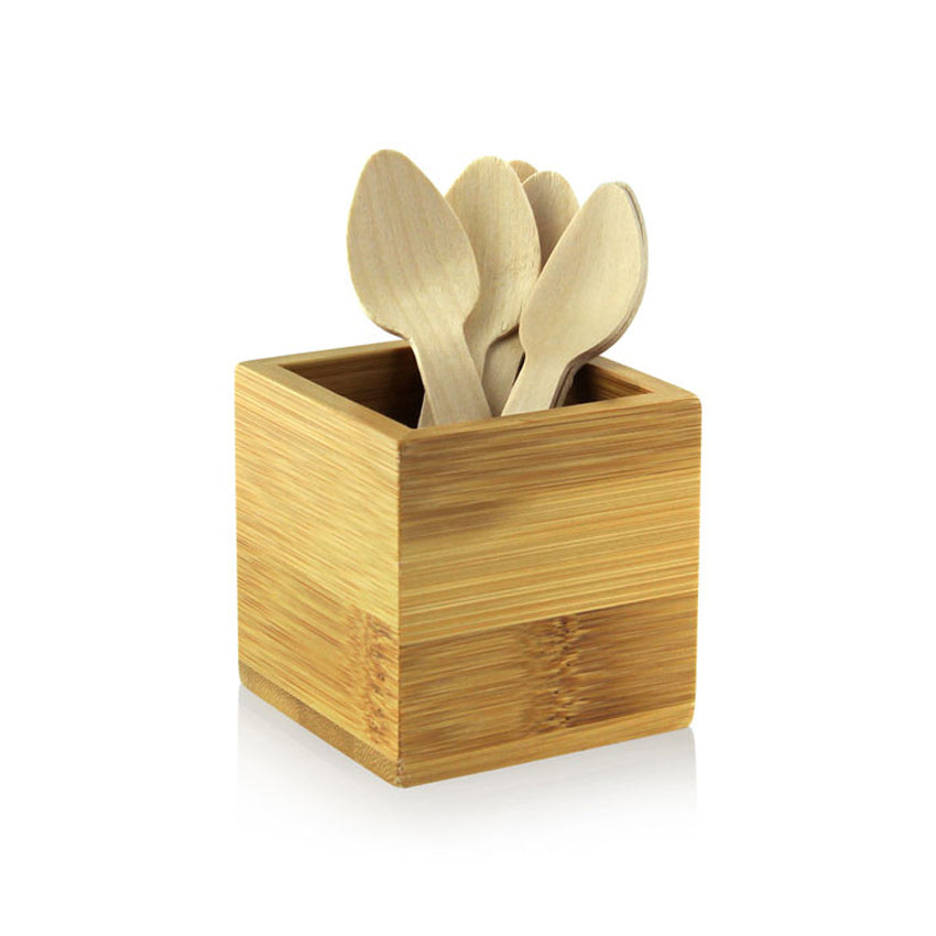 Packnwood Mini Wooden Spoon, 4.3", Case of 3000