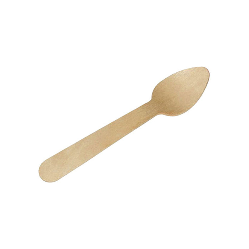 Packnwood Mini Wooden Spoon, 4.3", Case of 3000