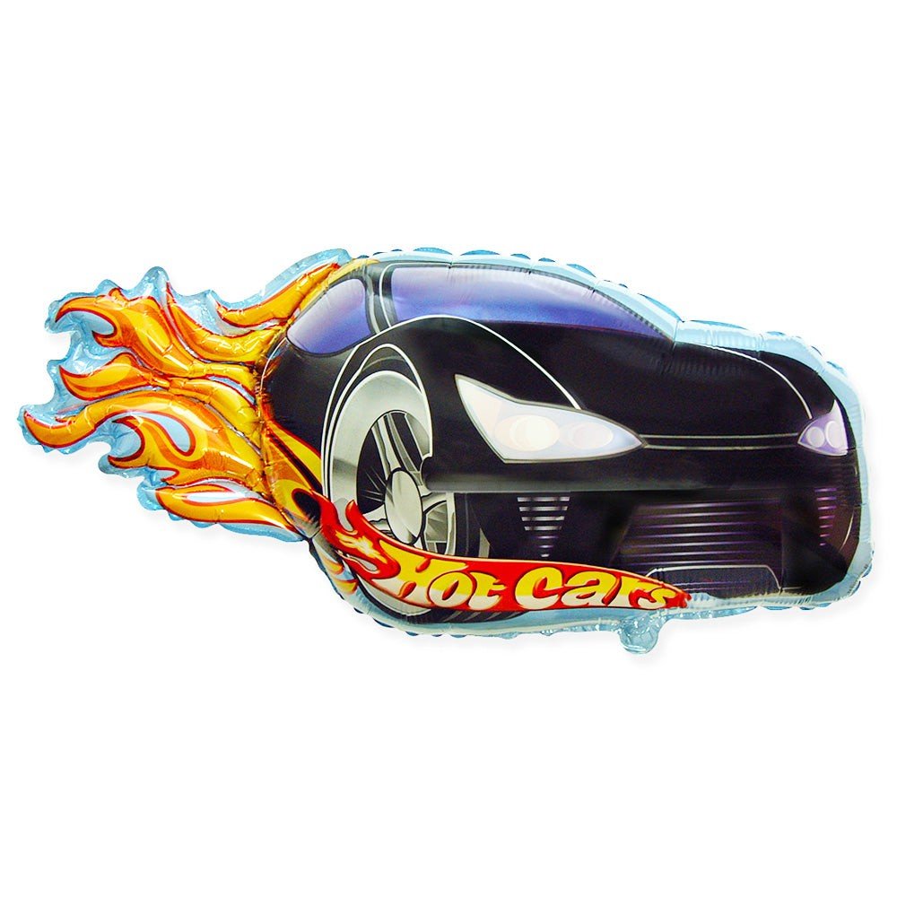 Foil Balloon Hot Car Black 31 Inch