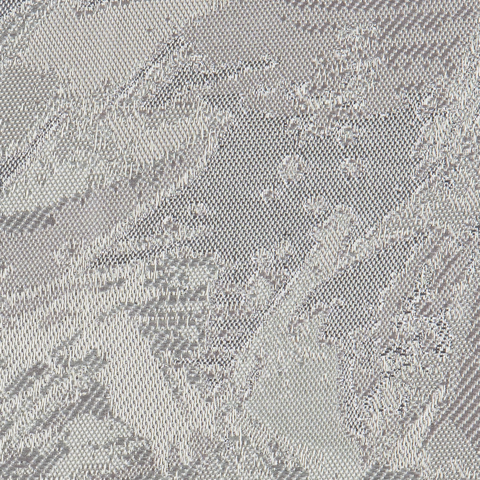 Metallic Silver/Gray Abstract Jacquard/Brocade