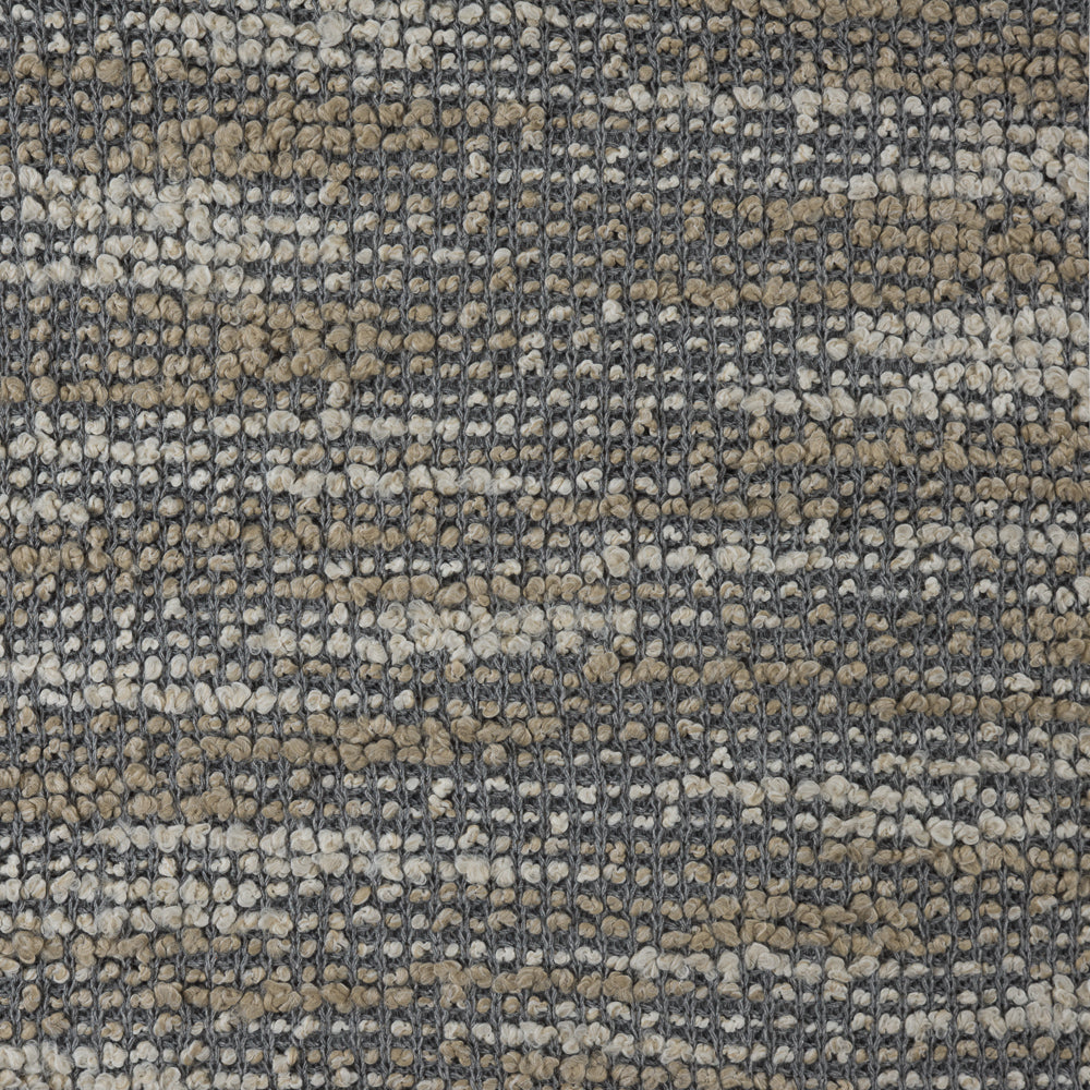 Griffin/Frozen Dew/White Cotton-Polyester Boucled Knit