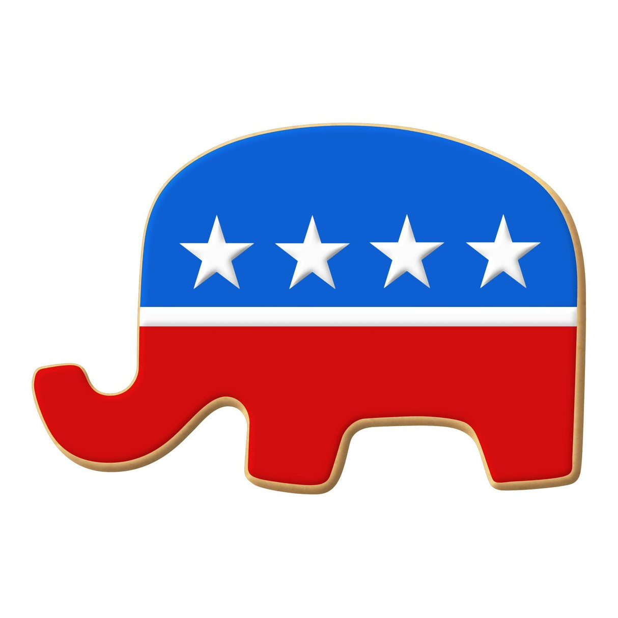 Republican Elephant Cookie Cutter 2.75 in B965