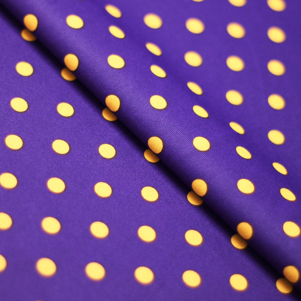 Dippin Dotz Poly Spandex Fabric - Small Polka Dots, Multiple Colors, 58/60" Width (1 Yard)
