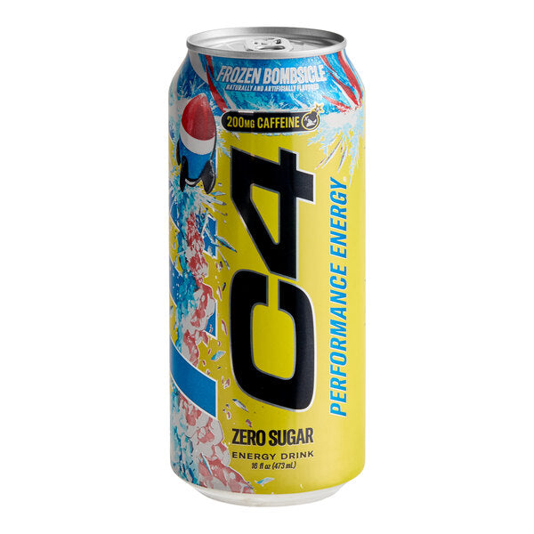 C4 Energy Frozen Bombsicle Energy Drink 16 fl. oz. Can - 12/Case