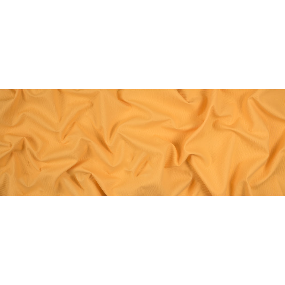 Amber Yellow Cotton Birdseye Pique