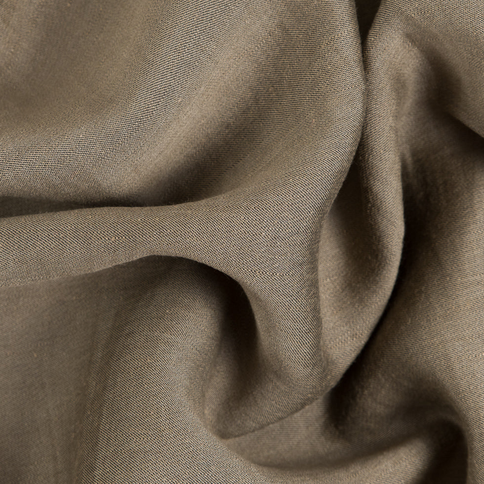 Black Olive/Moonlight Double-Faced Suiting