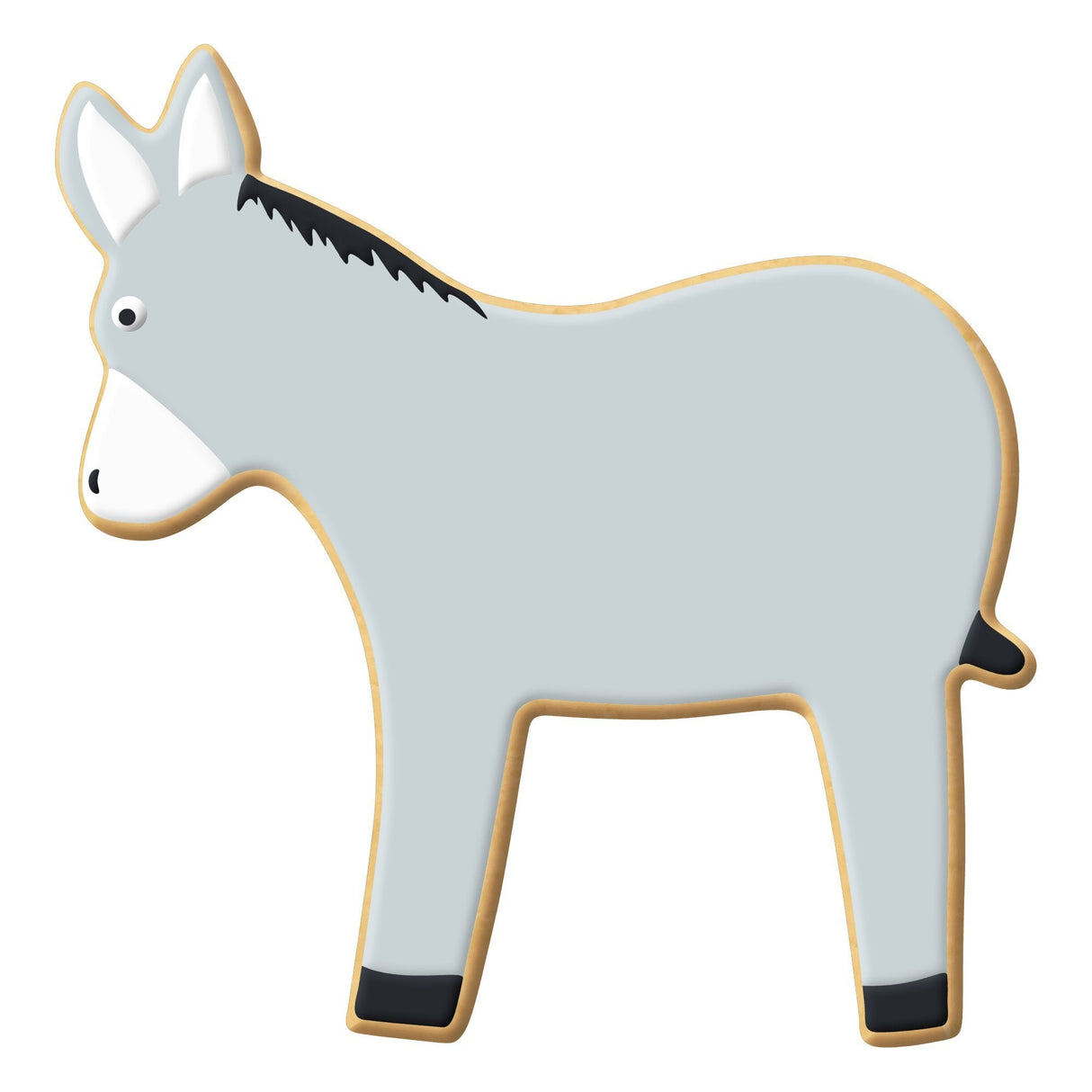 Democratic Donkey Cookie Cutter 3.75 in B1274