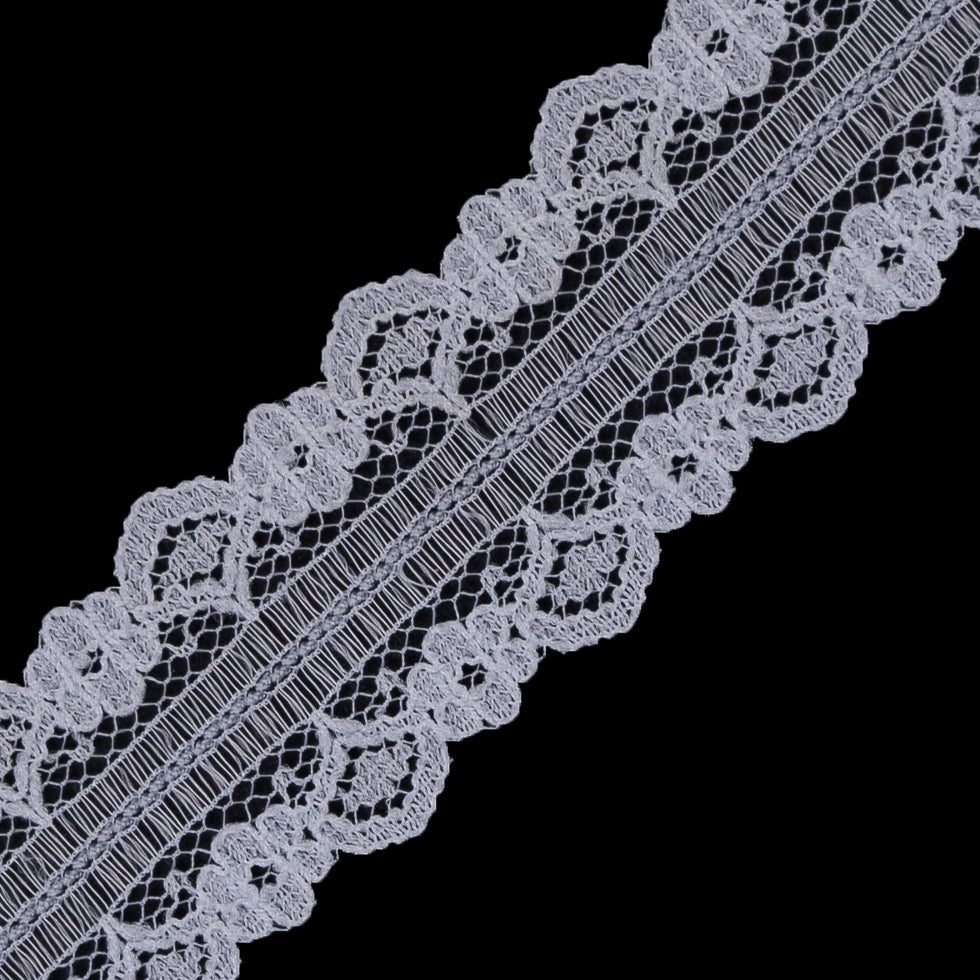 Pale Blue Lace Trim - 1"