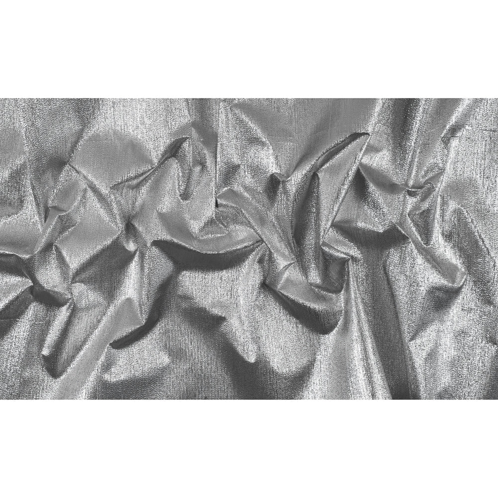 Woven Lame - Metallic Silver