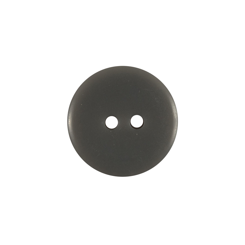 Plastic 2-Hole Button - 32L/20mm - Gray and White Smoky Swirls