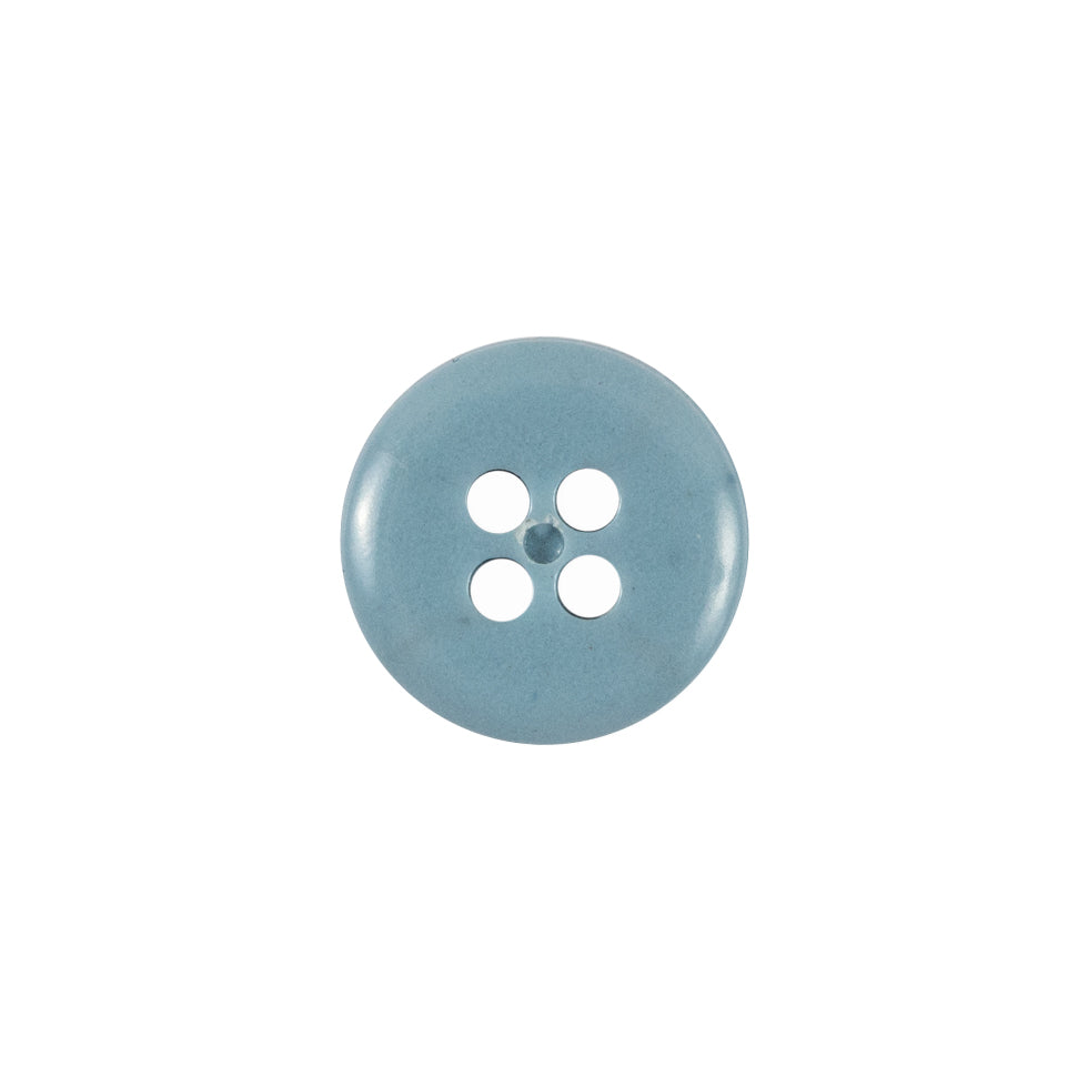Blue Plastic Button - 22L/14mm