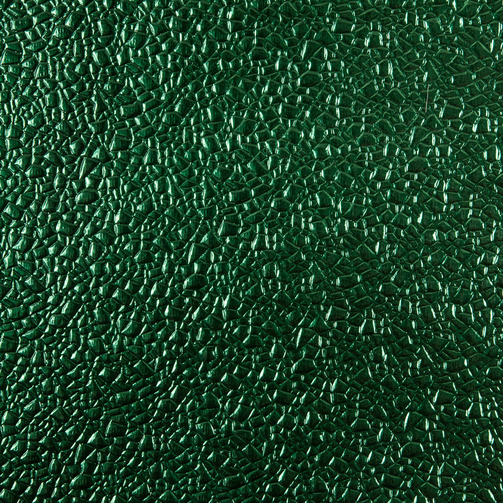 Metallic Green Crackled Vinyl