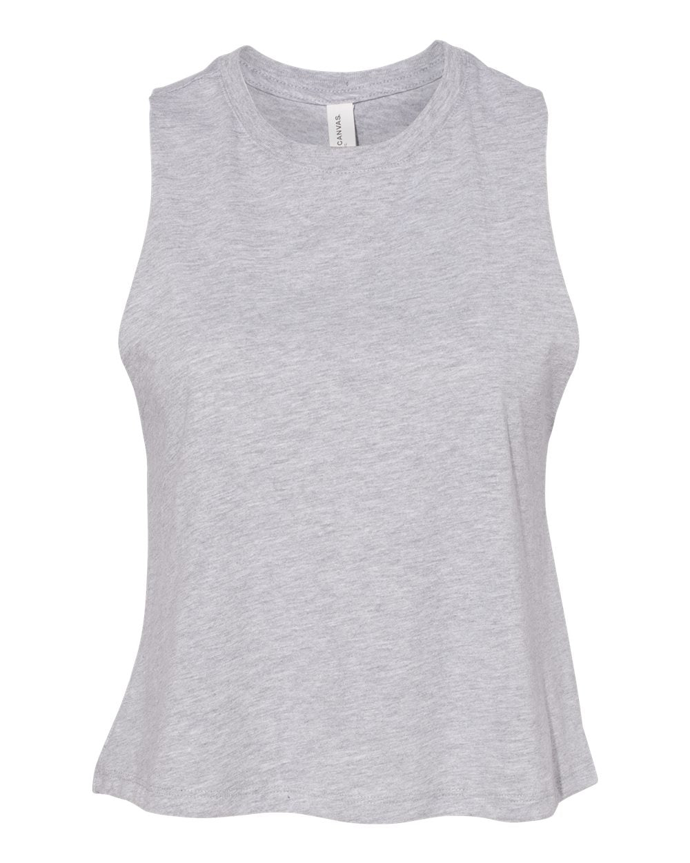BELLA + CANVAS® Women's Racerback Crew Neck Crop Tank Top