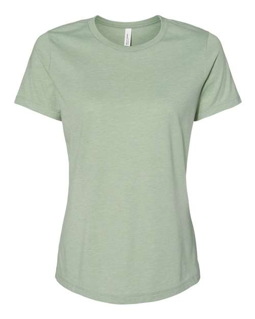 BELLA + CANVAS® Women’s Relaxed Fit Short Sleeve Heather CVC Tee