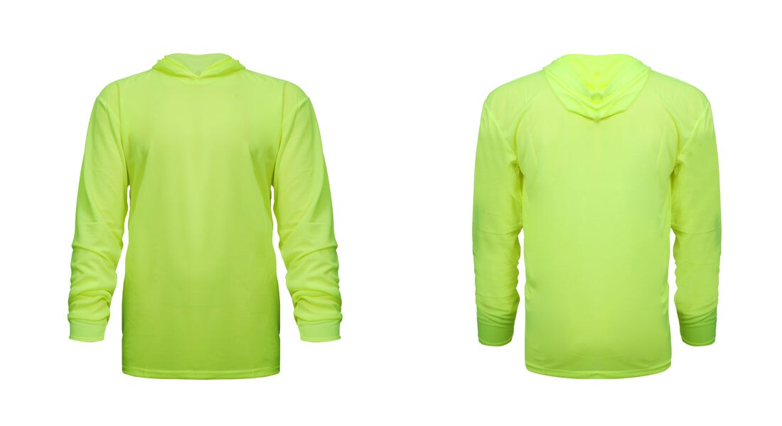 High Visibility Safety Hoodie with Reflective Stripes