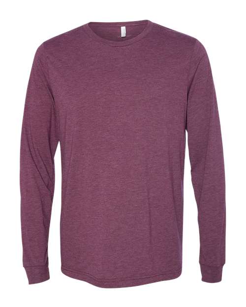 BELLA + CANVAS® Triblend Crewneck Long Sleeve T-shirt for Men