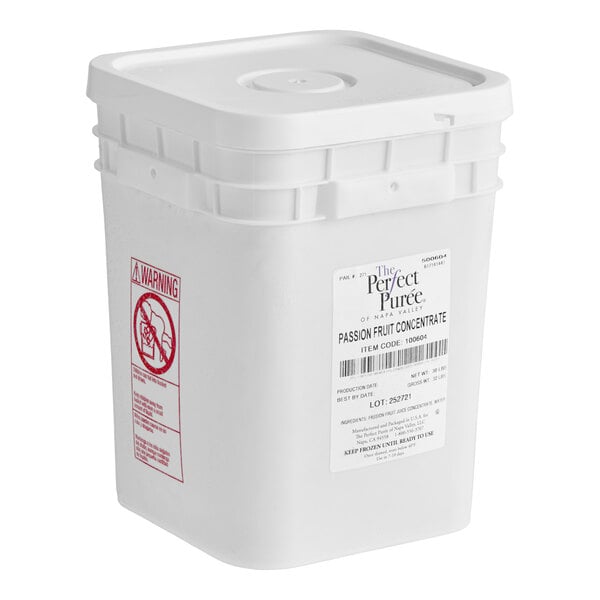 Perfect Puree Passion Fruit 100% Fruit Concentrate 30 lb.