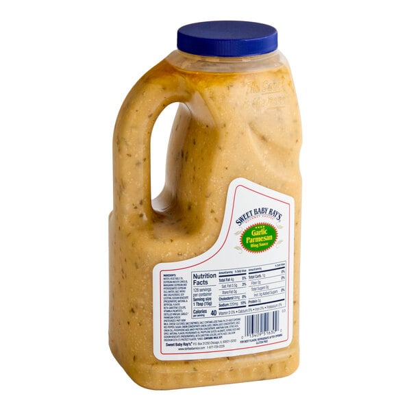 Sweet Baby Ray's Garlic Parmesan Wing Sauce 0.5 Gallon - 4/Case