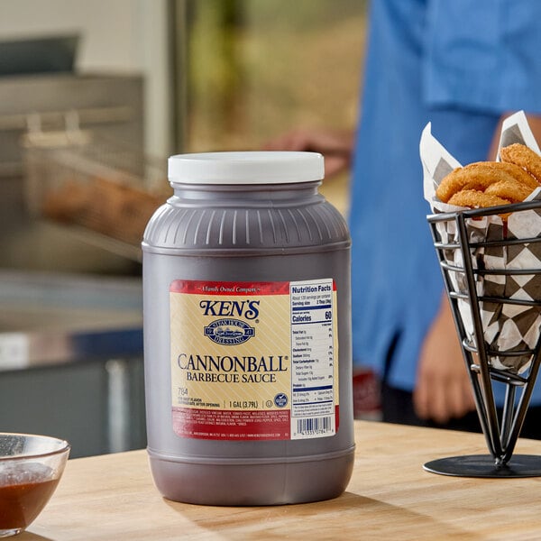Ken's Foods Cannonball BBQ Sauce 1 Gallon