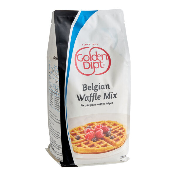 Golden Dipt 5 lb. Belgian Waffle Base Mix - 6/Case