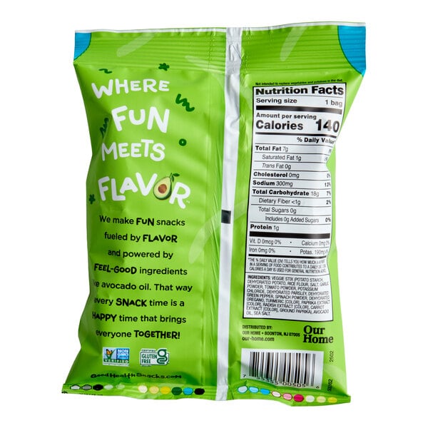 Good Health Sea Salted Veggie Stix 1 oz. - 24/Case