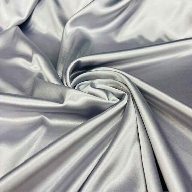 1 Yard 60” Stretch Charmeuse Satin Fabric – 195 GSM, Silky 2 Way Stretch for Bridal, Evening Dresses & Event Décor (97% Polyester, 3% Spandex)