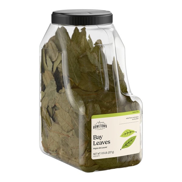 Hometown Provisions Dried Bay Leaves 0.5 lb. - 4/Case