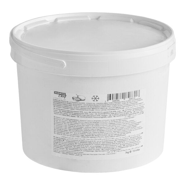 Andros Chef Sweetened Passion Fruit Puree 15.4 lb.