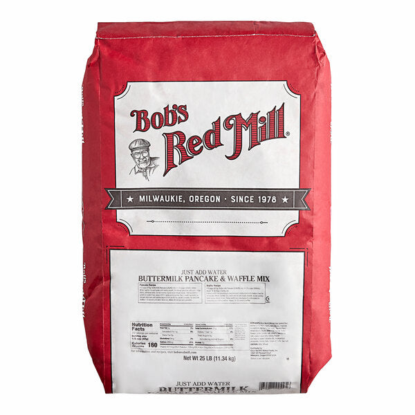 Bob's Red Mill Homestyle Buttermilk Pancake and Waffle Mix 25 lb.