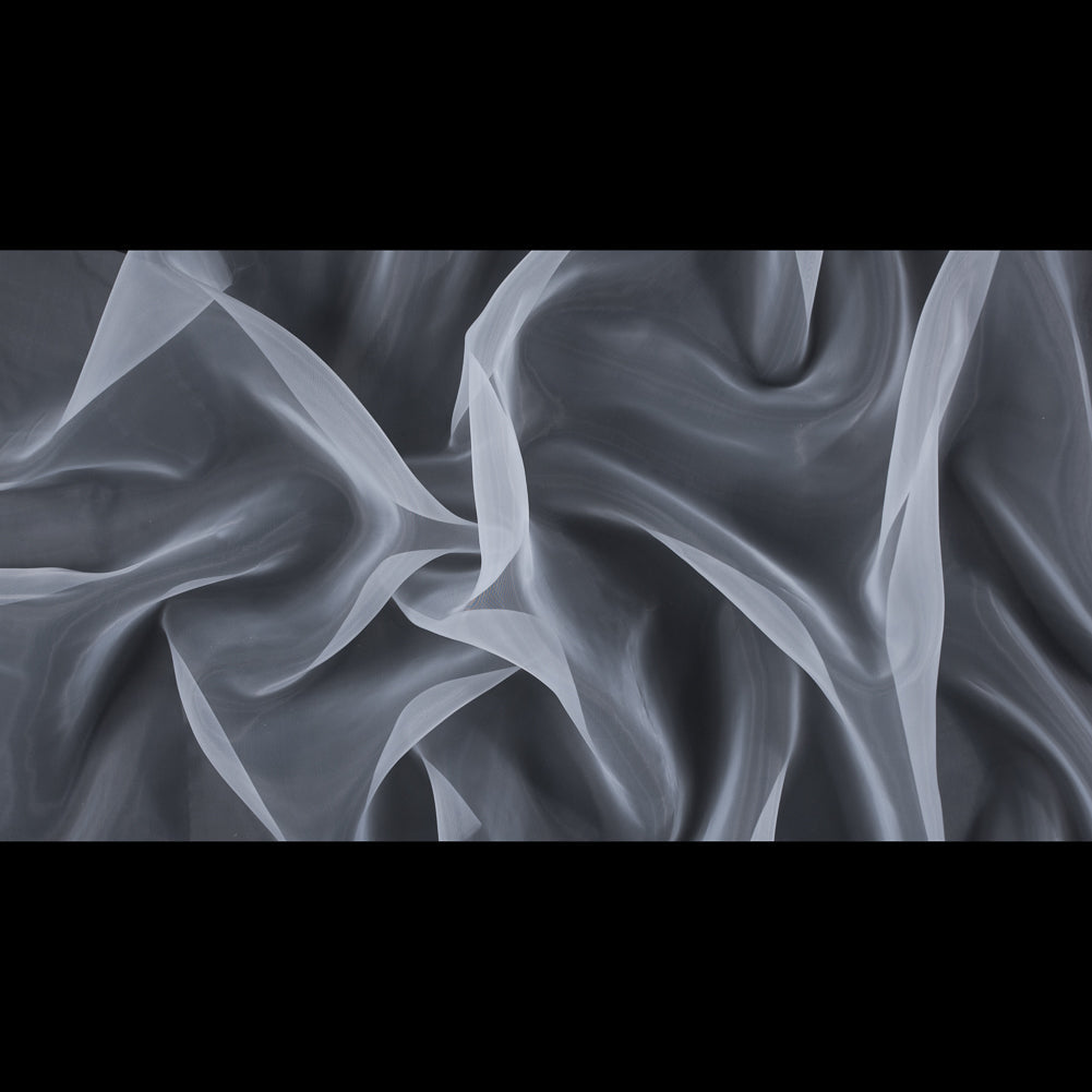 Italian White Nylon Organza