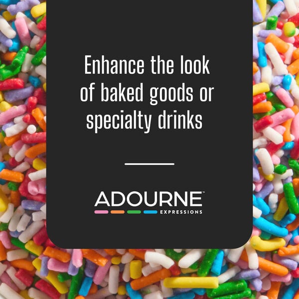 Adourne Expressions Rainbow Sprinkles 25 lb.