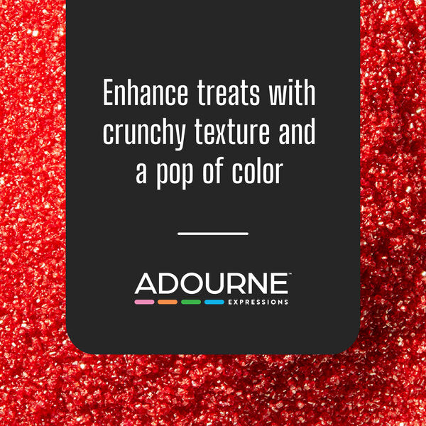 Adourne Expressions Fine Red Sanding Sugar 10 lb.