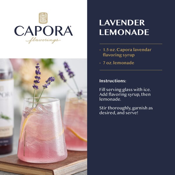 Capora Lavender Flavoring Syrup 750 mL