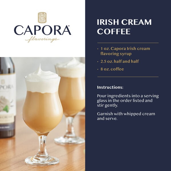 Capora Irish Cream Flavoring Syrup 750 mL
