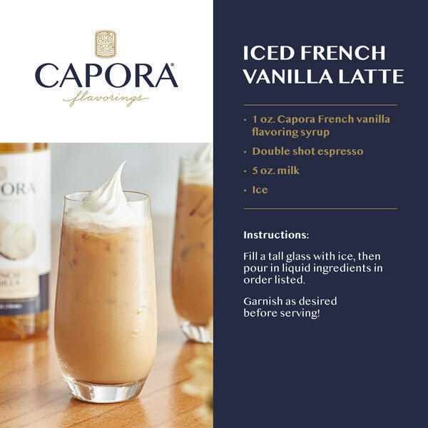 Capora French Vanilla Flavoring Syrup 750 mL