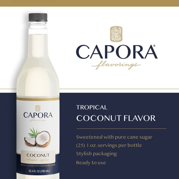 Capora Coconut Flavoring Syrup 750 mL